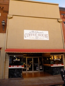 McGraw's Coffee House, Downtown Florence, AL-- Photo by: Brittany Buckner